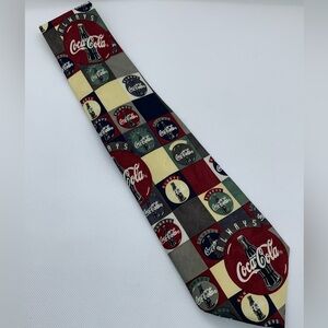 Consento Coca Cola Soda Pop Tie With Tags Coke Memorabilia NWT